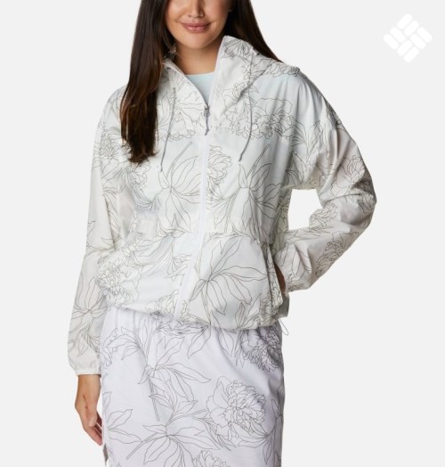 Columbia Alpine Chill Windbreaker Jakke Dame Hvite | 29680S