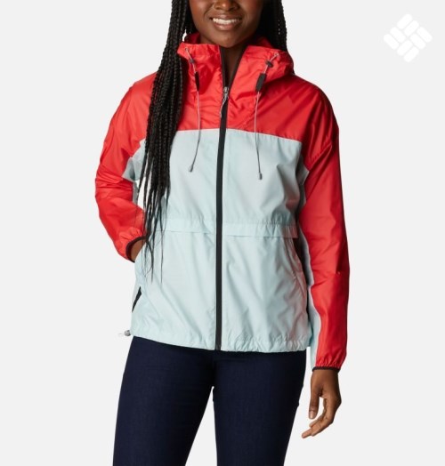 Columbia Alpine Chill Windbreaker Jakke Dame Rød Mint | 43265X