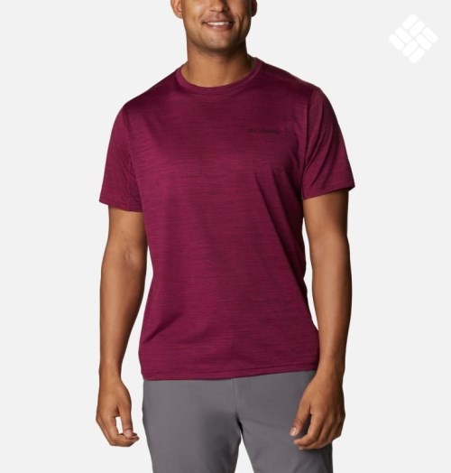 Columbia Alpine Chill Zero Kort Sleeve Crew T-skjorte Herre Rød | 98756H