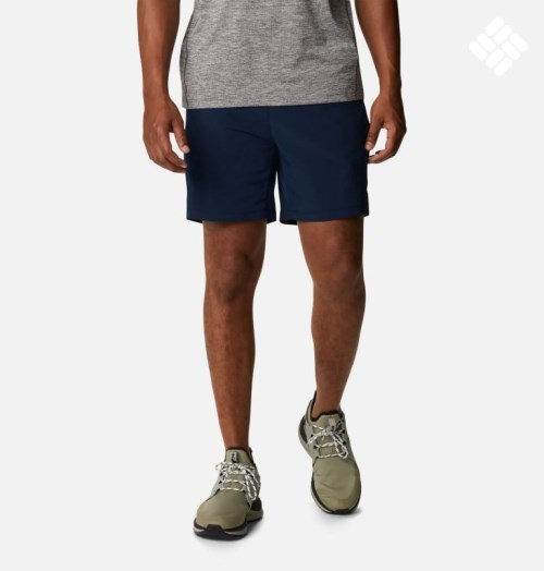 Columbia Alpine Chill Zero Shorts Herre Marineblå | 98216E