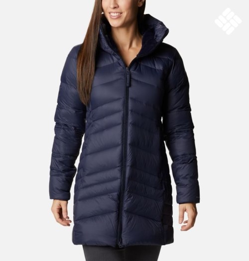 Columbia Autumn Park Hette Mid Dunjakker Dame Marineblå | 91240R