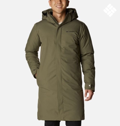 Columbia Blizzard Fighter Long Jakke Herre Olivengrønne | 41795Y