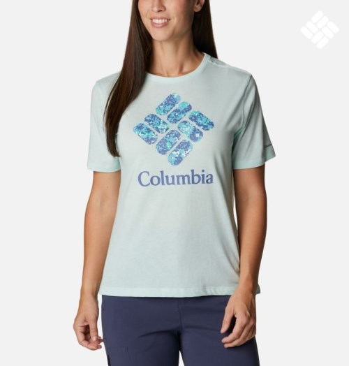 Columbia Bluebird Day Relaxed Crew Neck T-skjorte Dame Mint | 08239V