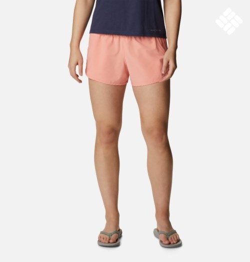 Columbia Bogata Bay Stretch Shorts Dame Korall | 27936K