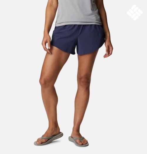 Columbia Bogata Bay Stretch Shorts Dame Marineblå | 73120L