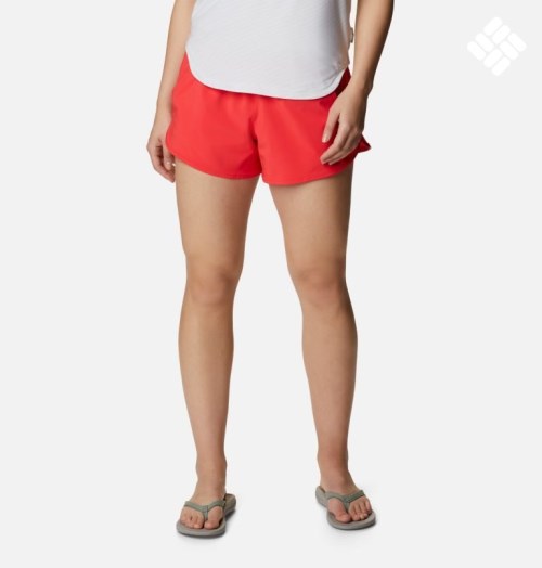 Columbia Bogata Bay Stretch Shorts Dame Rød | 93087V