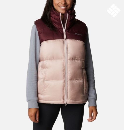 Columbia Bulo Point Omni-Heat Infinity Down Vest Dame Rosa Burgunder | 82503X