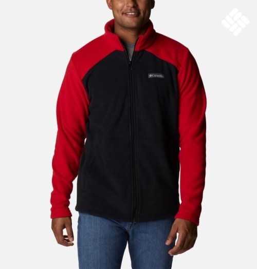 Columbia Castle Dale Full Zip Fleecejakker Herre Rød Svarte | 51607H