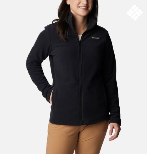 Columbia Castle Dale Full Zip Fleecejakker Dame Svarte | 75981C