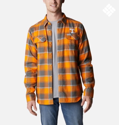 Columbia Collegiate Flare Gun Flannel Long Sleeve - Tennessee Skjorte Herre Mango | 05329F