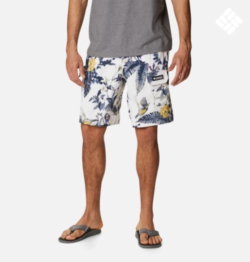 Columbia Field Creek Cargo Shorts Herre Blomster | 27896Y