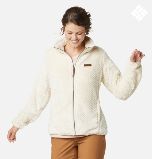 Columbia Fireside II Sherpa Full Zip Fleecejakker Dame Pisket Krem | 47936T