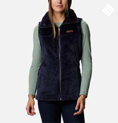 Columbia Fireside Sherpa Vest Dame Marineblå | 19872R