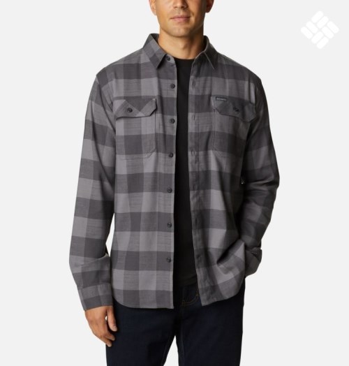 Columbia Flare Gun Stretch Flannel Skjorte Herre Grå | 29867F