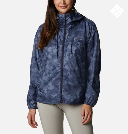 Columbia Flash Challenger Novelty Windbreaker Jakke Dame Marineblå | 61957M