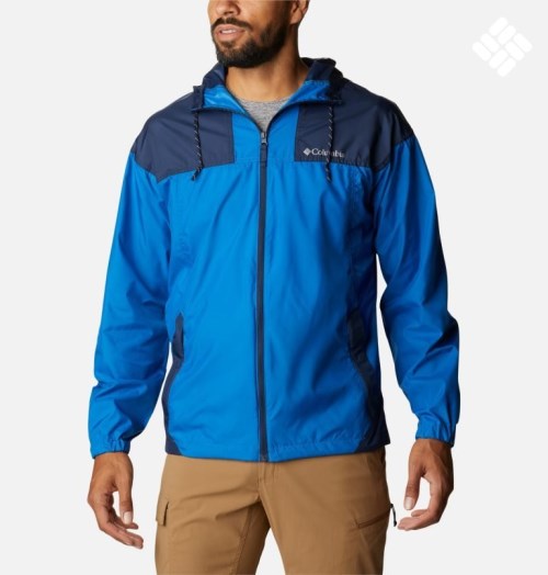 Columbia Flash Challenger Windbreaker Jakke Herre Blå | 18643K