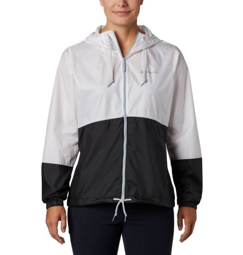 Columbia Flash Forward Windbreaker Jakke Dame Hvite Svarte | 16783M