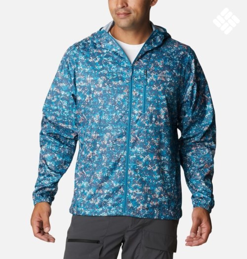 Columbia Flash Forward Windbreaker Print Jakke Herre Blå | 75261U