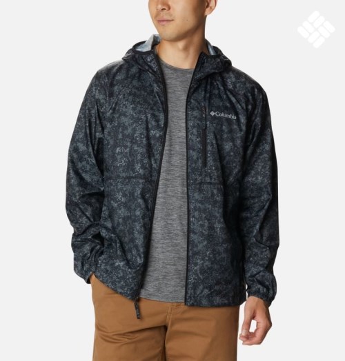 Columbia Flash Forward Windbreaker Print Jakke Herre Svarte | 85209Q