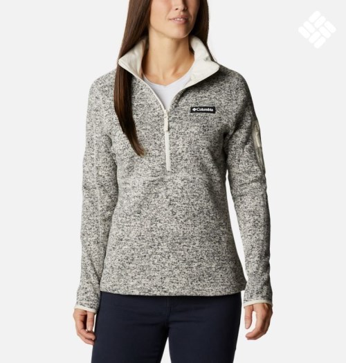 Columbia Genser Weather Fleece Half Zip Gensere Dame Grå | 03964K