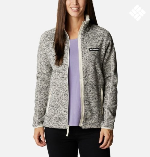 Columbia Genser Weather Full Zip Fleecejakker Dame Grå | 39012Z