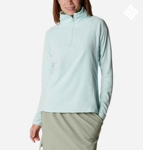 Columbia Glacial IV Half Zip Fleece Gensere Dame Turkis | 28714D