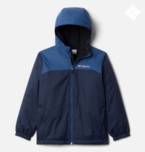 Columbia Glennaker Sherpa Forede Jakke Barn Marineblå | 27513Z