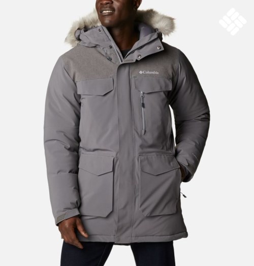 Columbia Great Bend 780 TurboDown Parka Jakker Herre Mørke Grå | 35062L