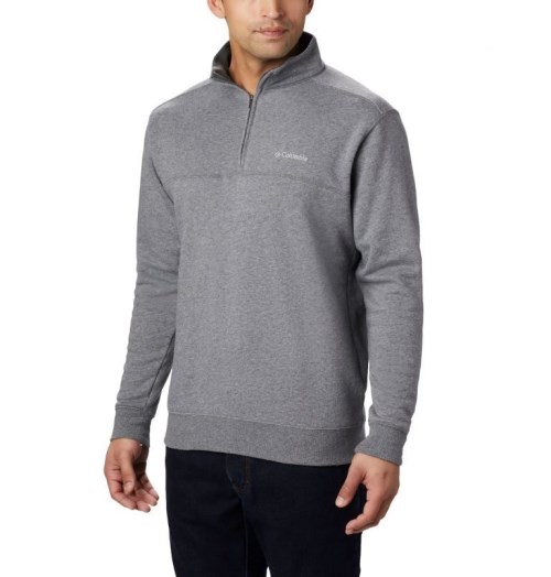 Columbia Hart Mountain II Half Zip Gensere Herre Grå | 65379T