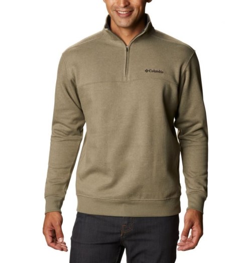 Columbia Hart Mountain II Half Zip Gensere Herre Olivengrønne | 83956Z