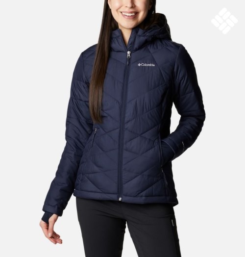 Columbia Heavenly Hette Jakke Dame Marineblå | 63951B