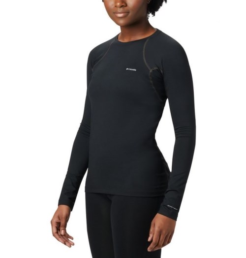 Columbia Heavyweight Stretch Long Sleeve Gensere Dame Svarte | 94875H