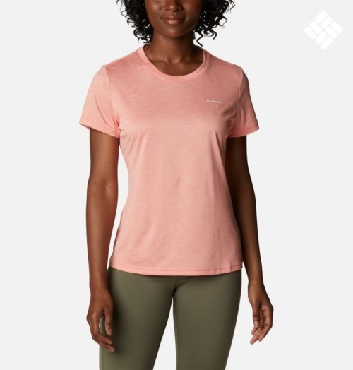 Columbia Hike Crew T-skjorte Dame Korall | 40257Y