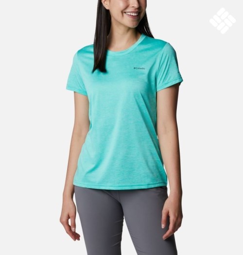 Columbia Hike Crew T-skjorte Dame Turkis | 10537O