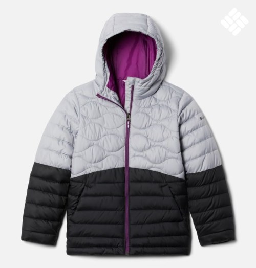 Columbia Humphrey Hills Puffer Jakke Barn Lyse Grå Svarte | 82956Z