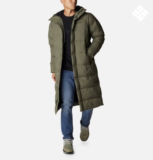 Columbia Hunters Drive Long Parka Jakker Herre Olivengrønne | 53672O