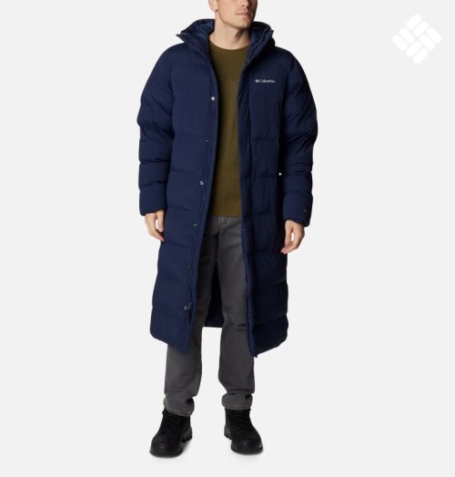 Columbia Hunters Drive Long Parka Jakker Herre Marineblå | 84710C