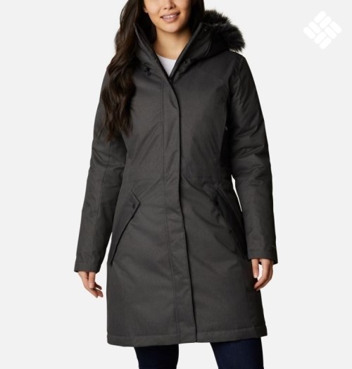 Columbia Juniper Ridge Omni-Heat Infinity Down Parka Jakker Dame Svarte | 09516Y