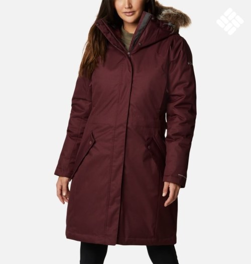 Columbia Juniper Ridge Omni-Heat Infinity Down Parka Jakker Dame Burgunder | 25168J