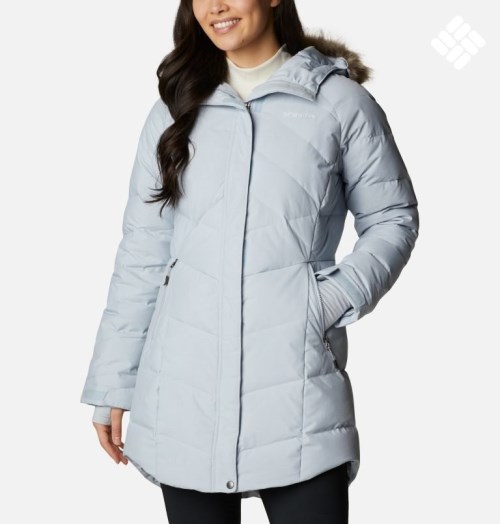 Columbia Lay D Down II Mid Jakke Dame Lyse Grå | 27853A