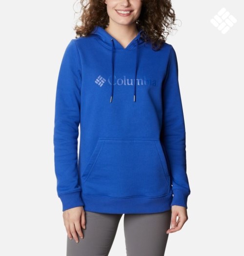 Columbia Logo Hettegensere Dame Blå | 51623Q