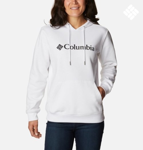 Columbia Logo Hettegensere Dame Hvite | 08967K