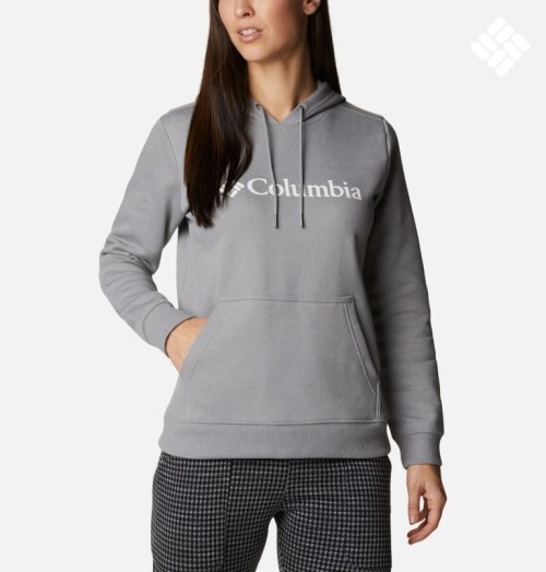 Columbia Logo Hettegensere Dame Lyse Grå | 62137Q