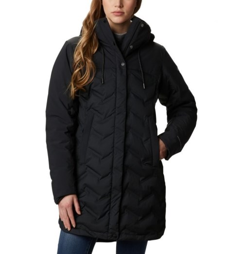 Columbia Mountain Croo Long Dunjakker Dame Svarte | 27891D