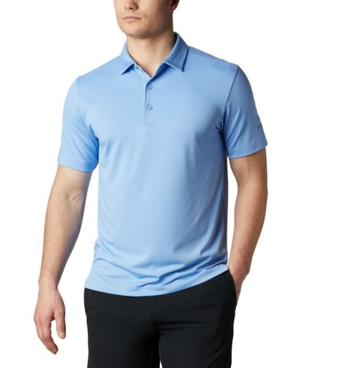 Columbia Omni-Wick Drive Polo T Skjorte Herre Lyse Blå | 85713U