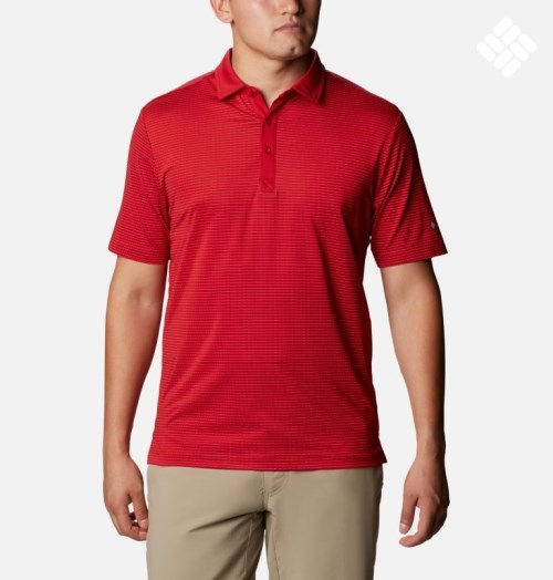 Columbia Omni-Wick Sunday Polo T Skjorte Herre Rød | 34019J