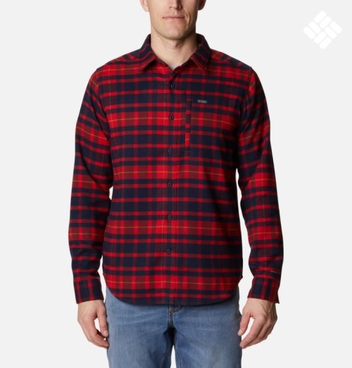 Columbia Outdoor Elements II Flannel Skjorte Herre Rød | 80129D