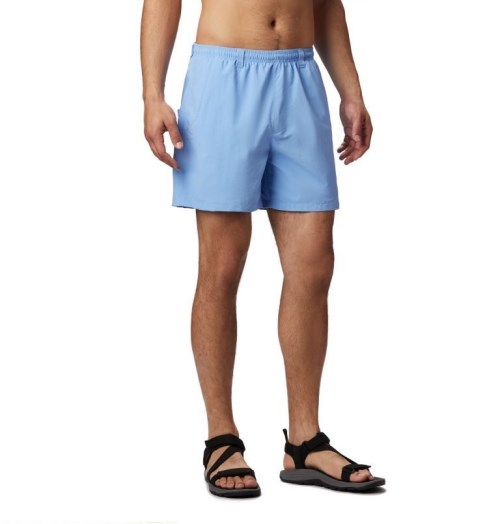 Columbia PFG Backcast III Vann Shorts Herre Lyse Blå | 35709C