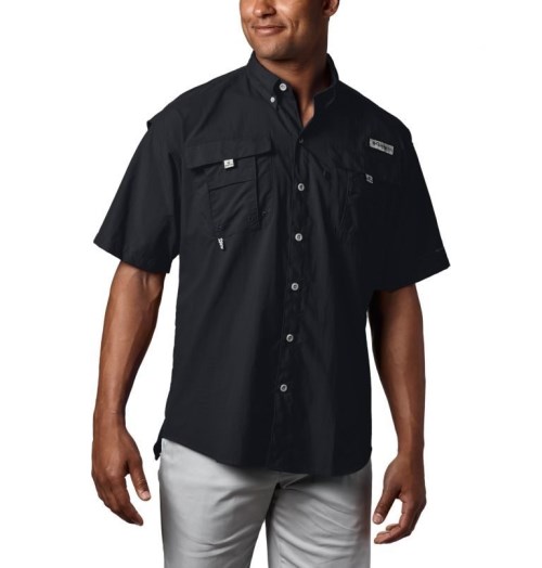 Columbia PFG Bahama II Kort Sleeve Skjorte Herre Svarte | 12405K