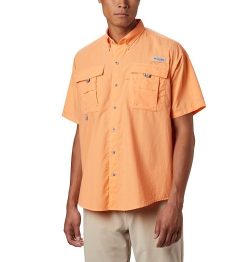 Columbia PFG Bahama II Kort Sleeve Skjorte Herre Oransje | 16790M